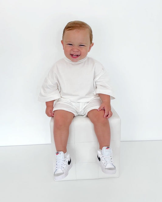 Oversized Staple Set - Milk